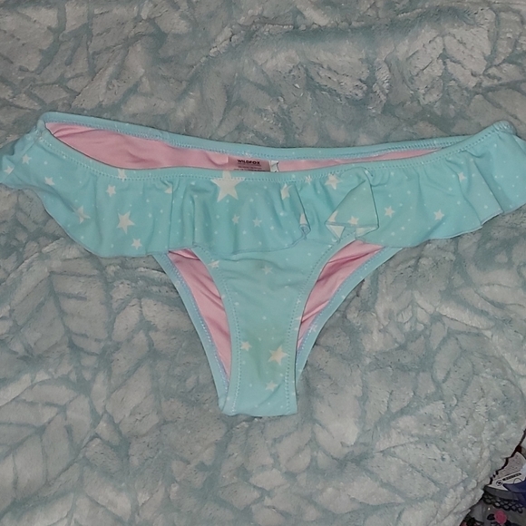 Wildfox Starry Days blue ruffle bikini - Picture 7 of 8